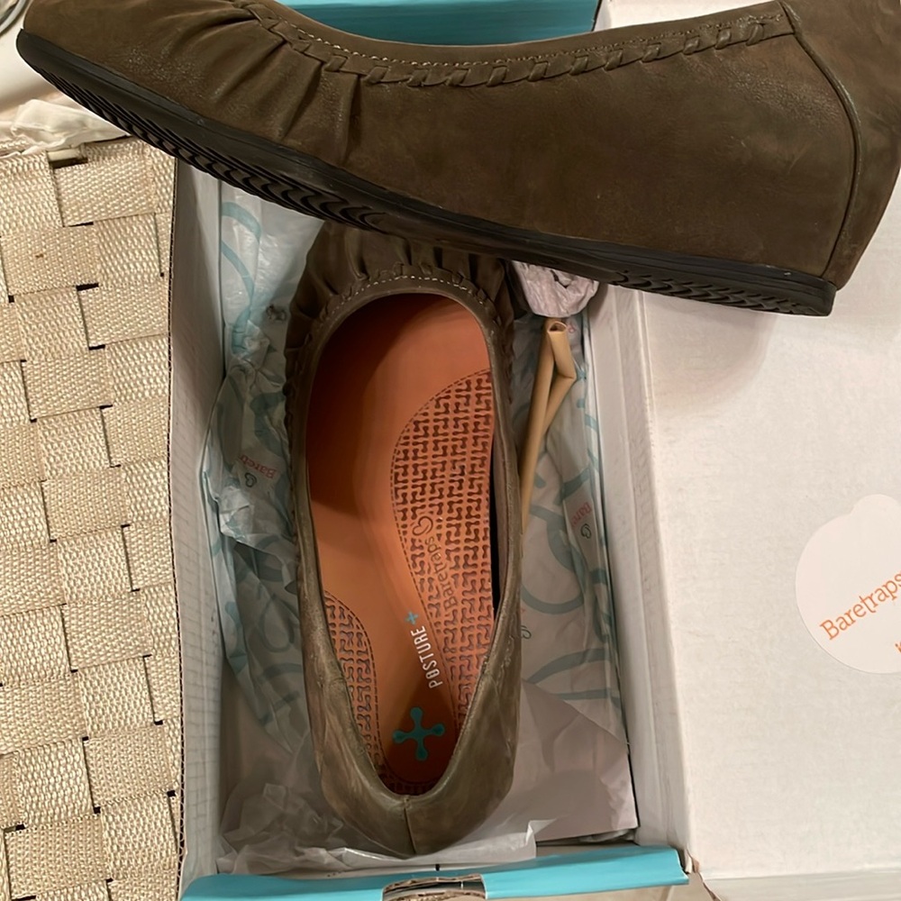 Baretraps Olive Green Shoe